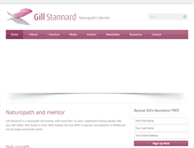 Tablet Screenshot of gillstannard.com.au